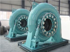 2X375KW واحد ژنراتور توربین آبی کوچک برای پروژه مینی برق آبی